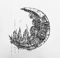 Hana Clarinda - hanaillustrates - moon.heic