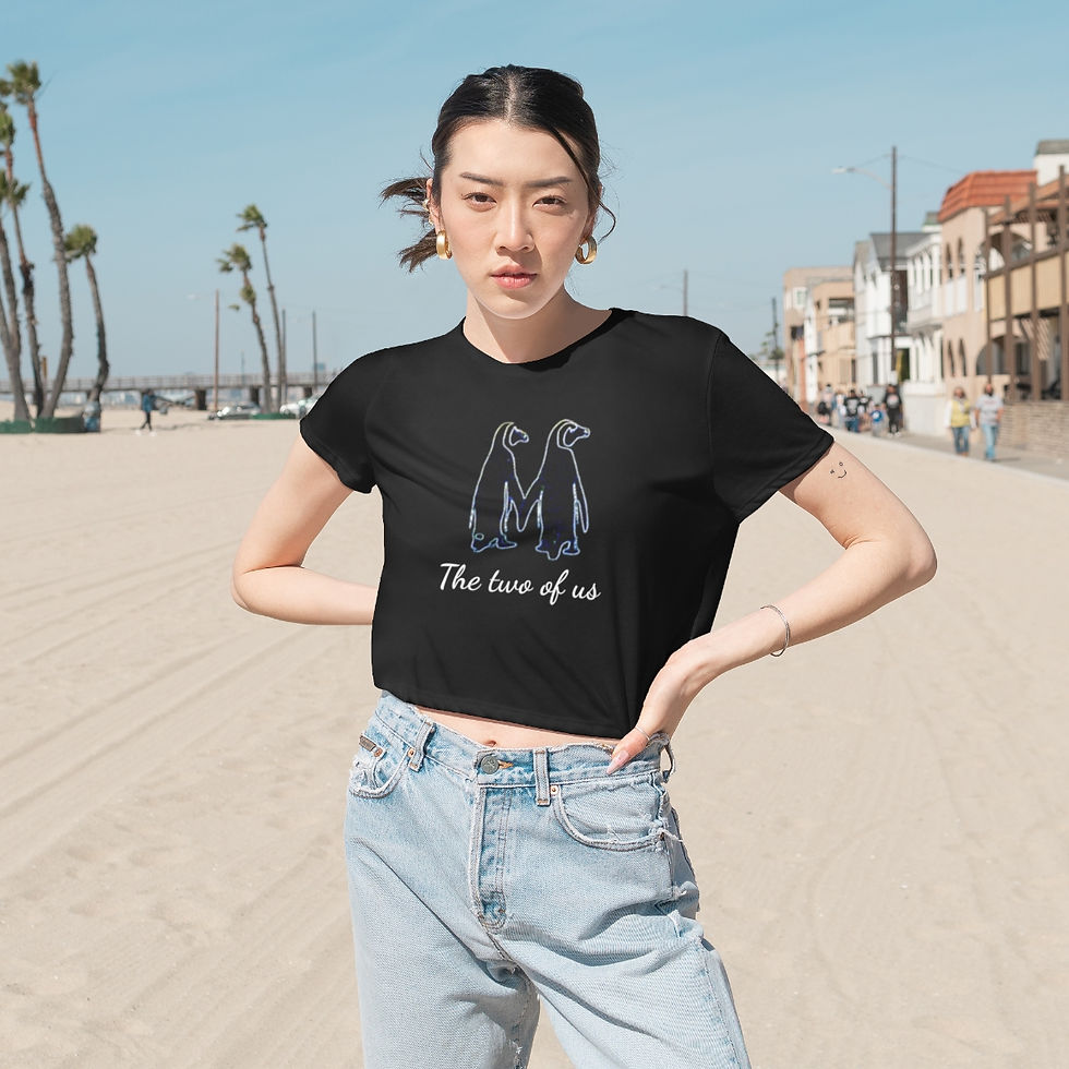 Thumbnail: Women's Flowy Cropped Tee