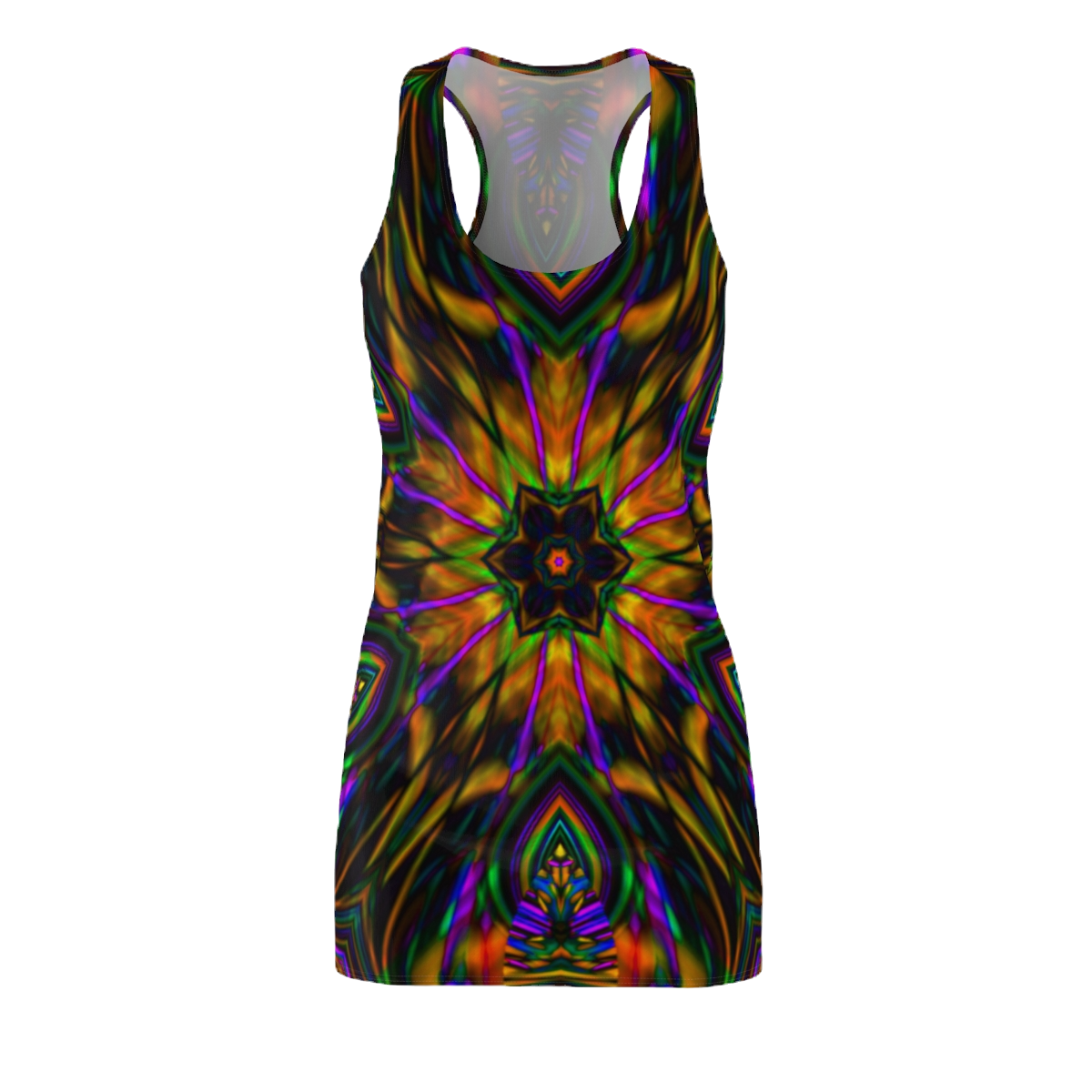 Women's Cut & Sew Racerback Dress (AOP)