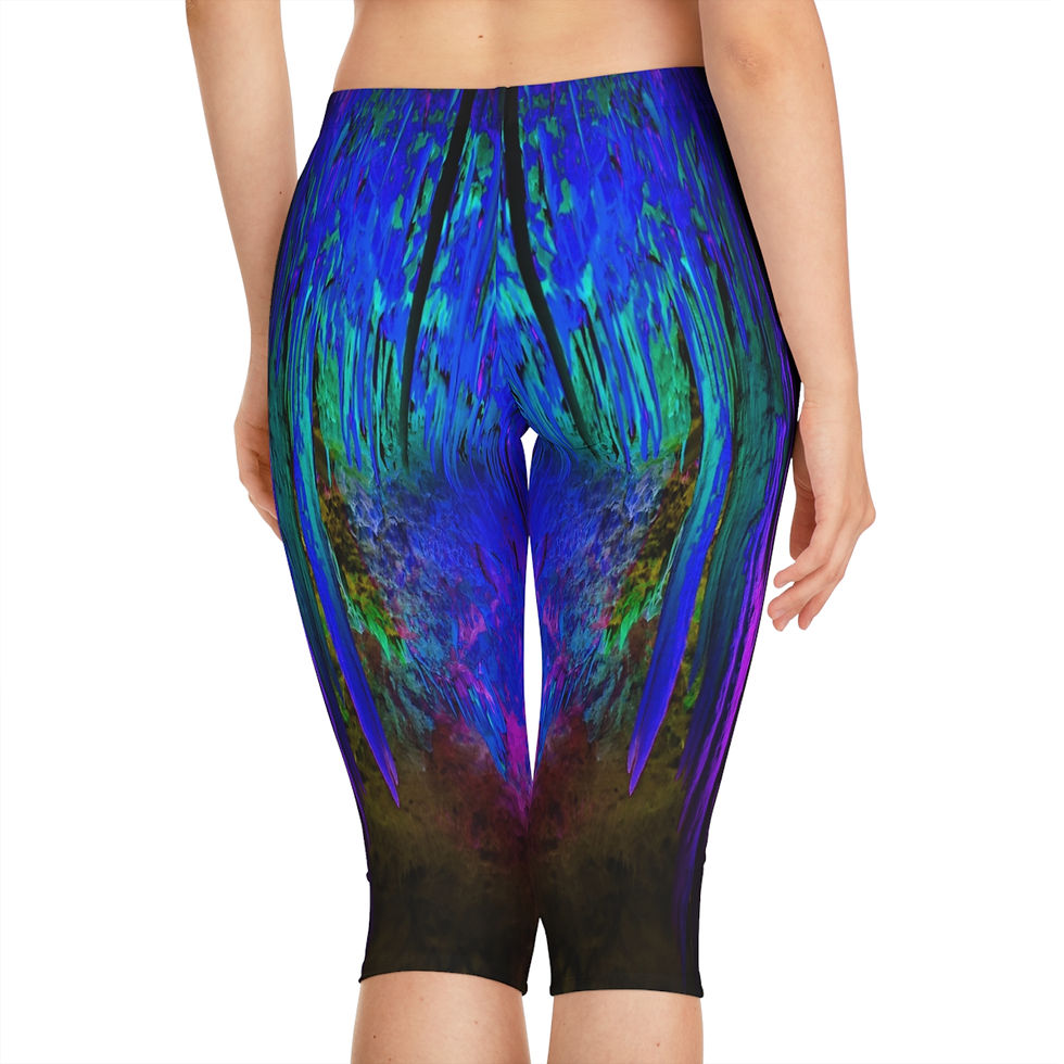 Thumbnail: Women's Capri Leggings (AOP)