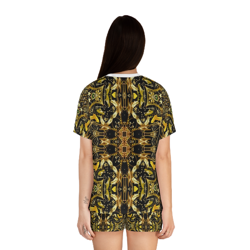 Thumbnail: Women's Short Pajama Set (AOP)