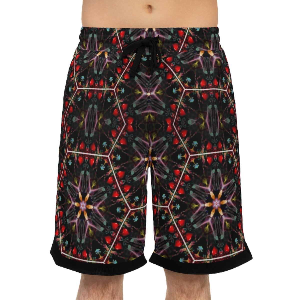 Basketball Rib Shorts (AOP)