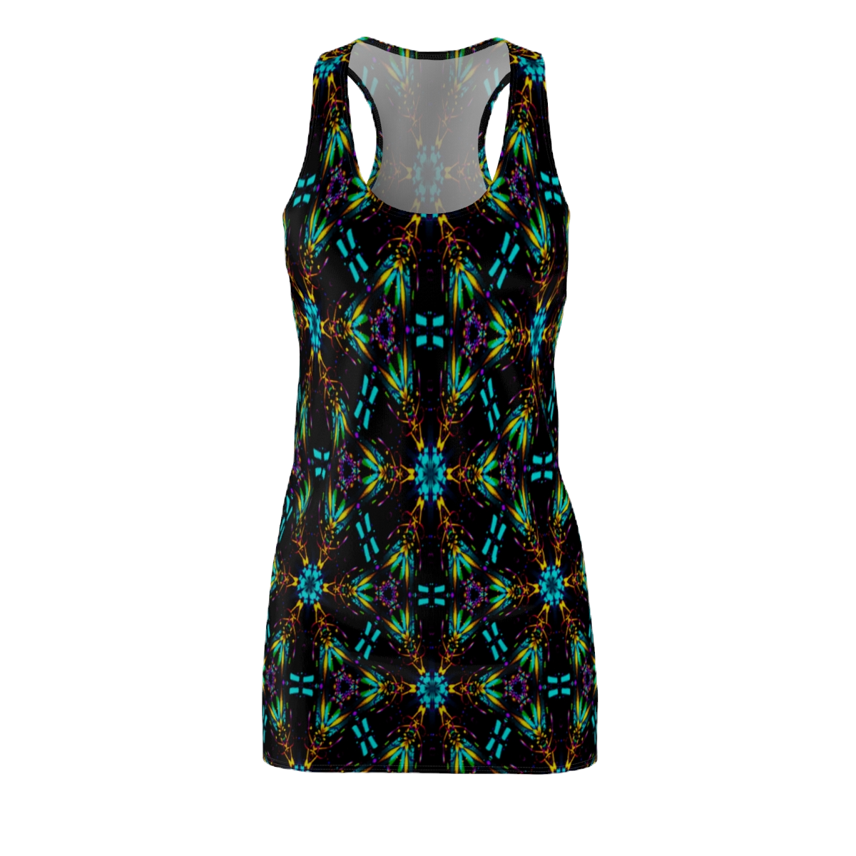 Women's Cut & Sew Racerback Dress (AOP)