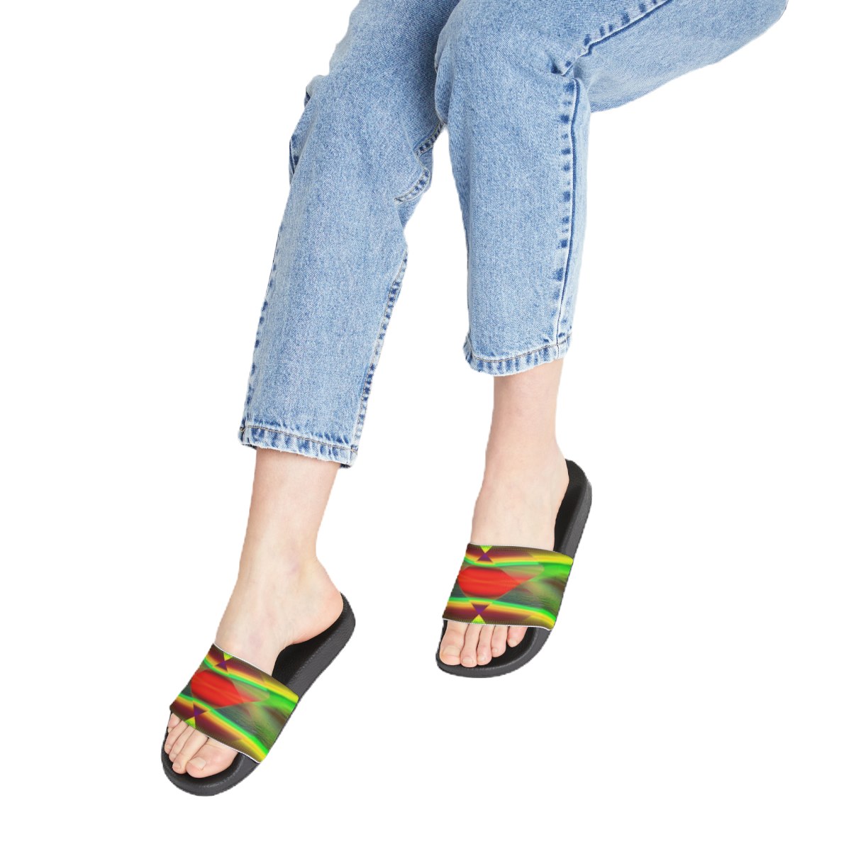 Women's PU Slide Sandals