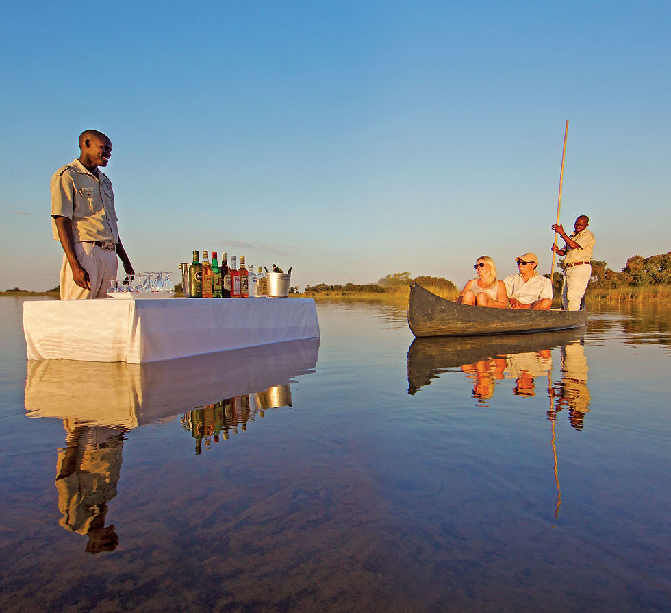 Mokoro safaris in the Okavango Delta