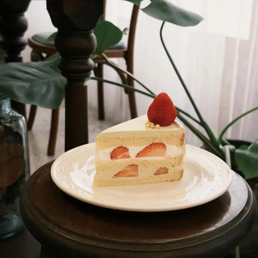 台北草莓蛋糕富富，草莓戚風蛋糕，西門町甜點