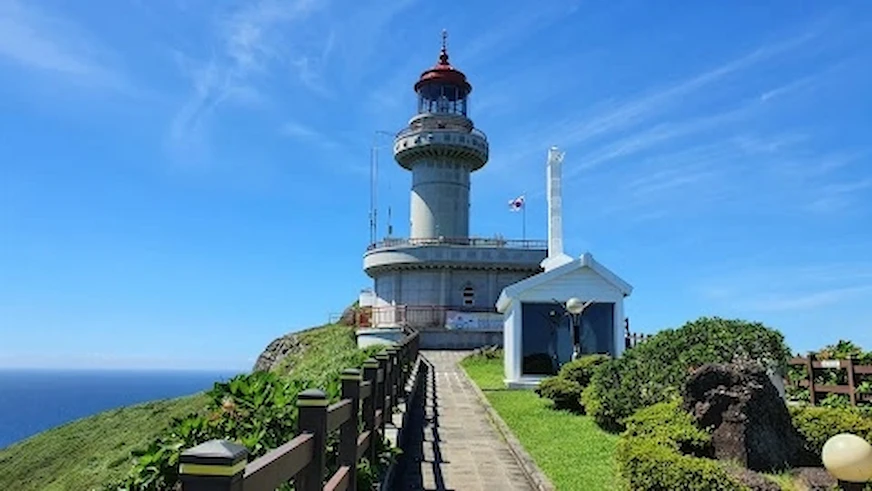 牛島山烏島燈塔與藍綠色的無敵海景
