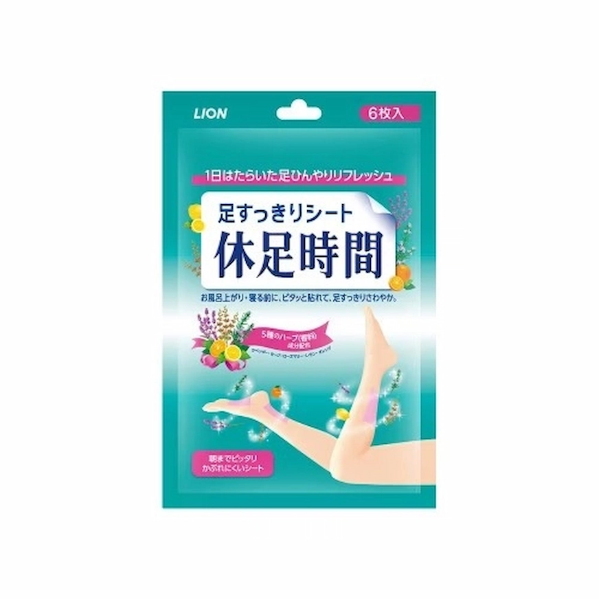 休足時間貼布主打舒緩小腿痠脹與疲勞，成為日本自由行必囤的藥妝神物