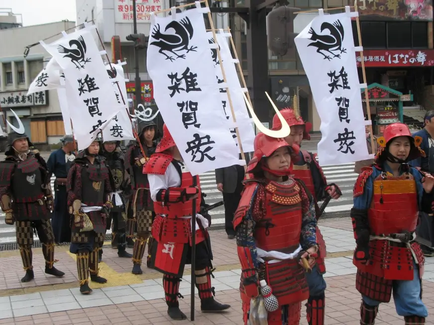 和歌山孫市祭武士遊行與鐵炮演武表演