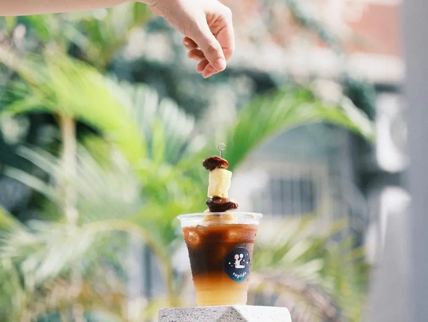 嘉義咖啡廳外帶店水果美式スピード Supiido 餞餞美