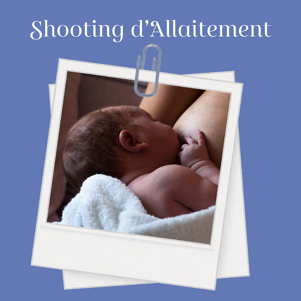 Shooting photo : allaitement 