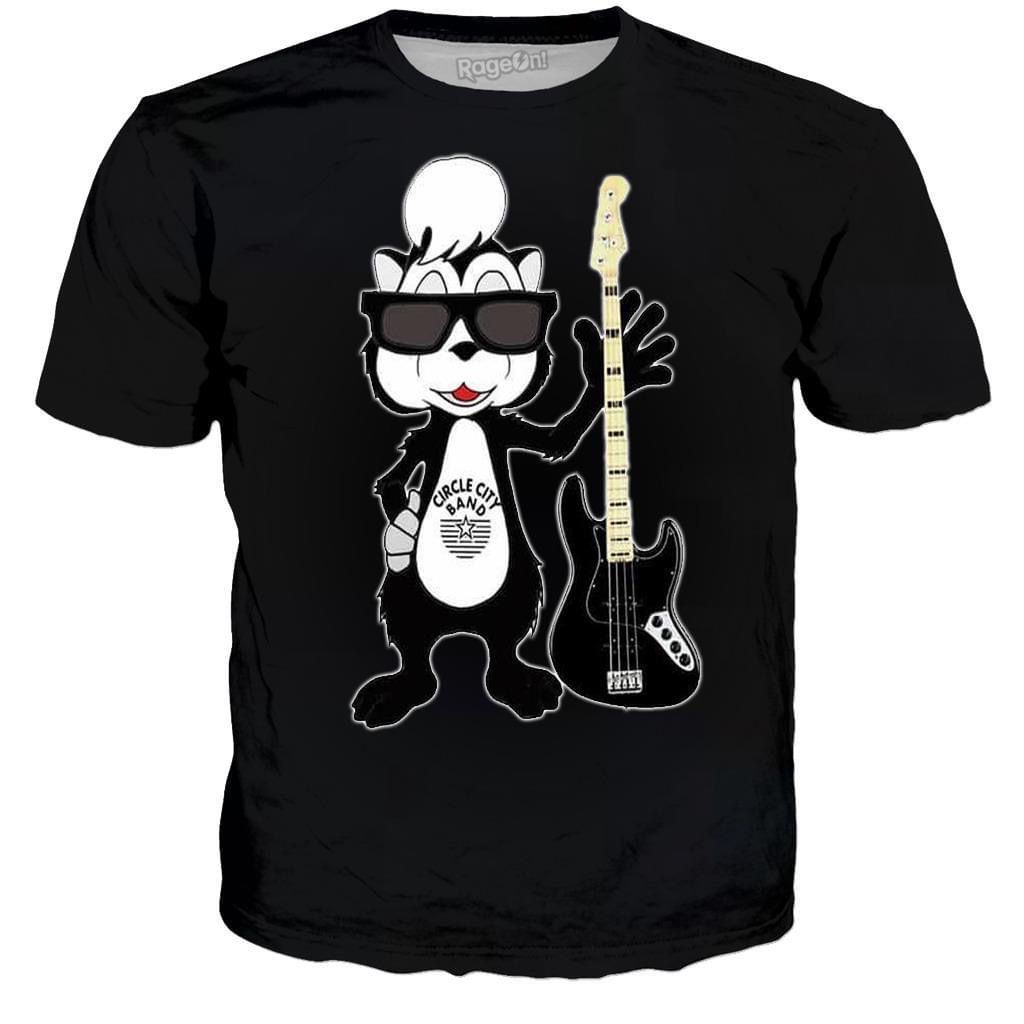 Funky Skunk Circle City Band Logo Tee
