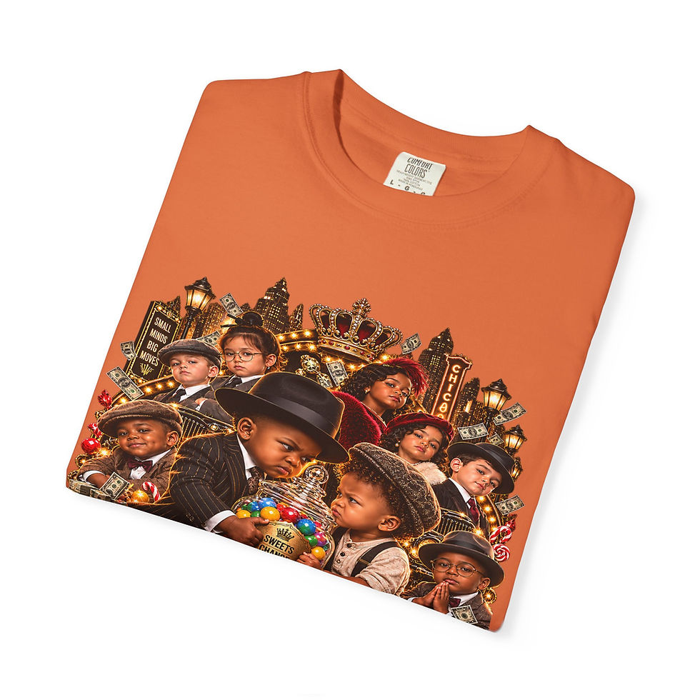 Thumbnail: LilMobsters Graphic T-Shirt — Vintage Kids Mafia Design