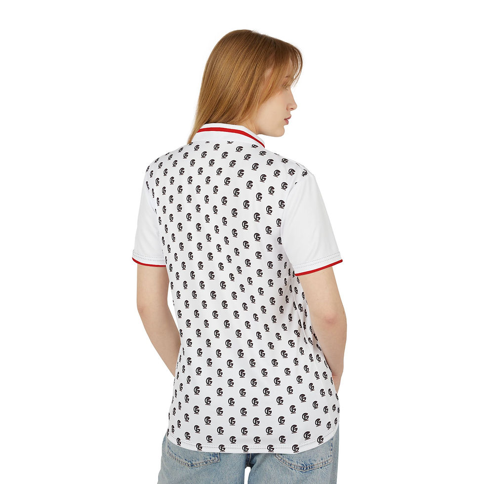 Thumbnail:  G&R Polo(Urban Print Wht) Shirt, Trendy Casual Wear, Gift for Him or Her, 