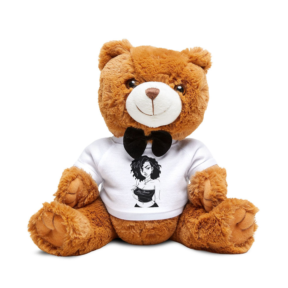 Alia Renee Teddy Bear Plush with Logo T-Shirt