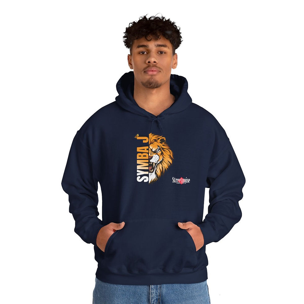 Thumbnail: Symba J (Lion Head)Unisex Heavy Blend™ Hooded Sweatshirt