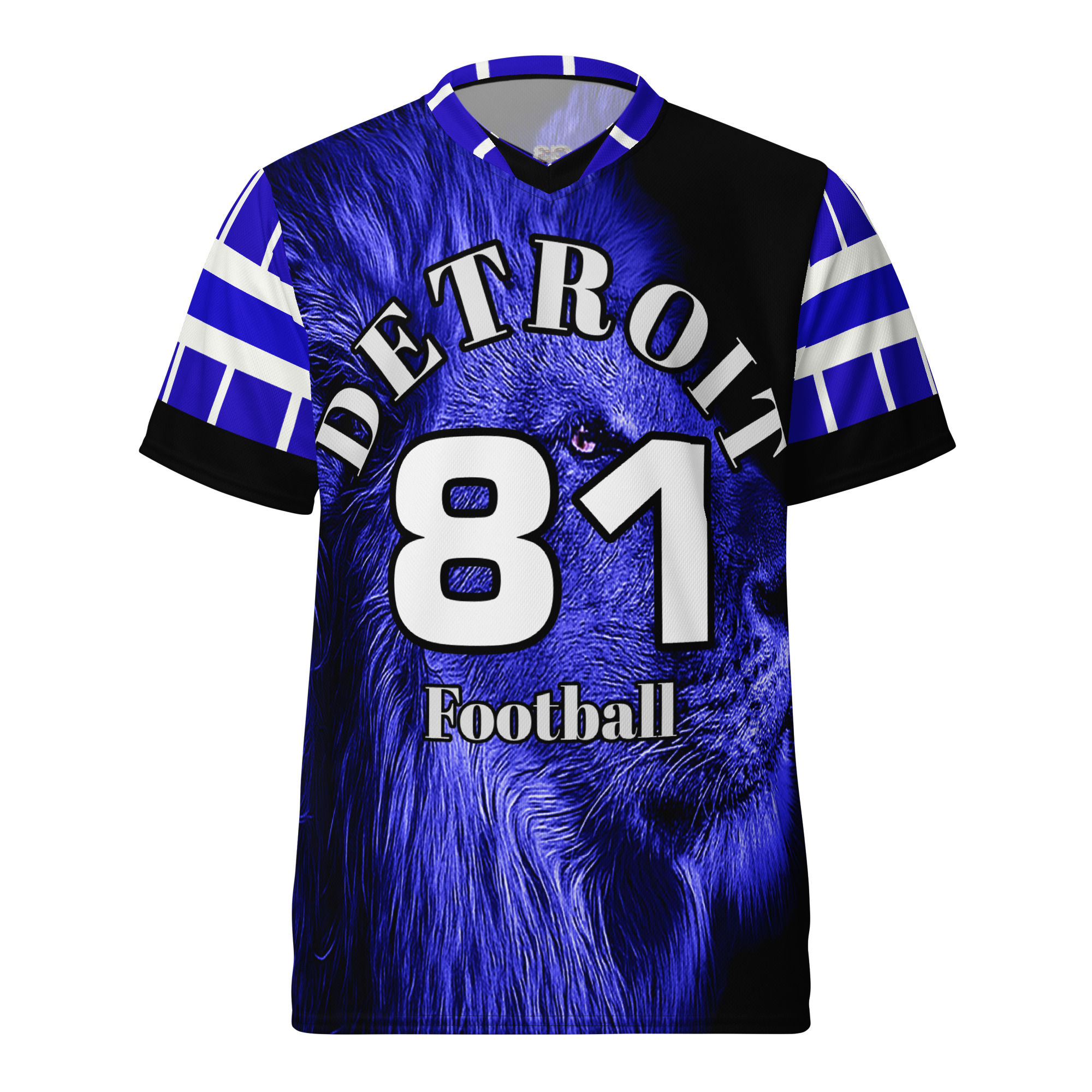 Detroit Football Recycled unisex sports jersey