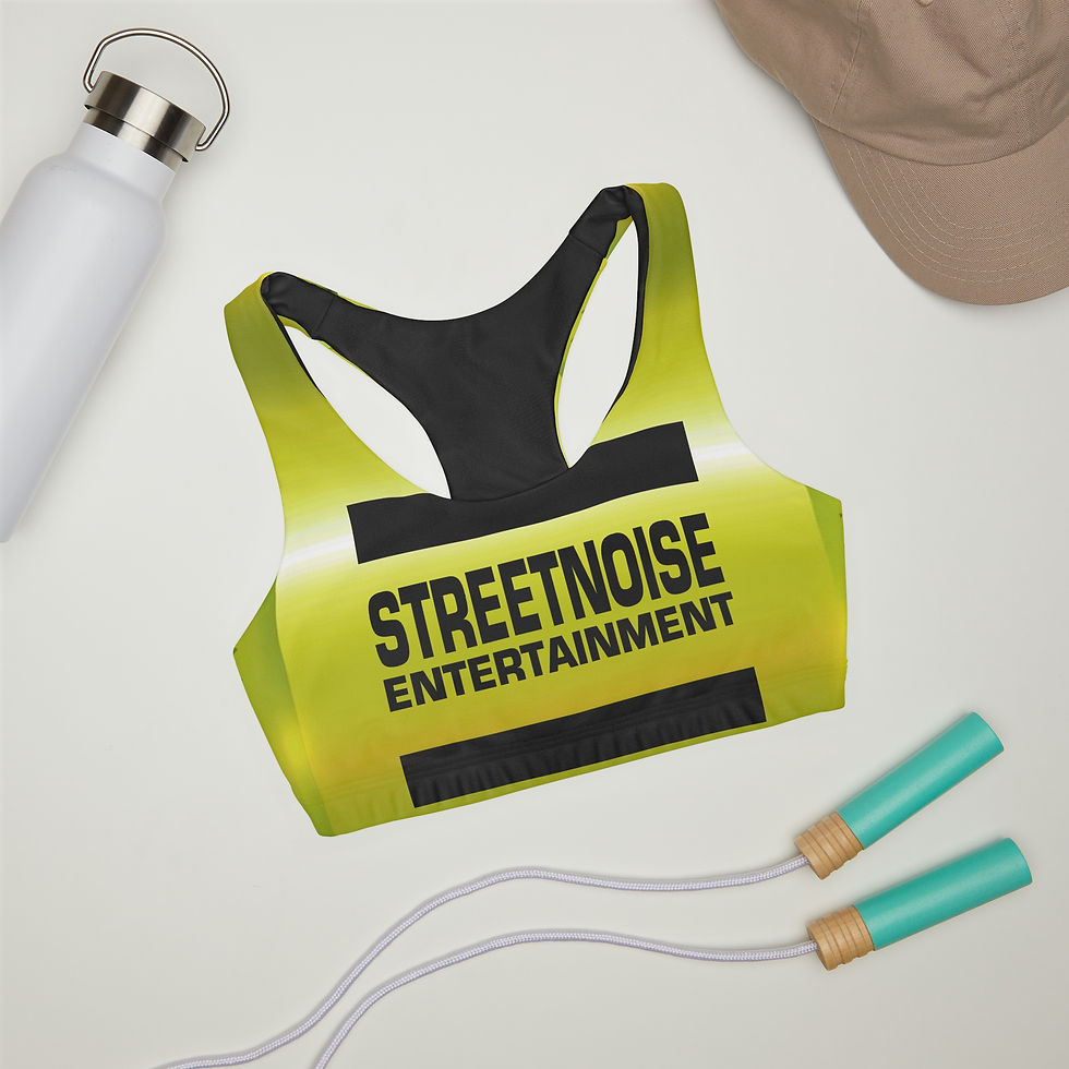 Thumbnail: Streetnoise Girls' Double Lined Seamless Sports Bra (AOP)