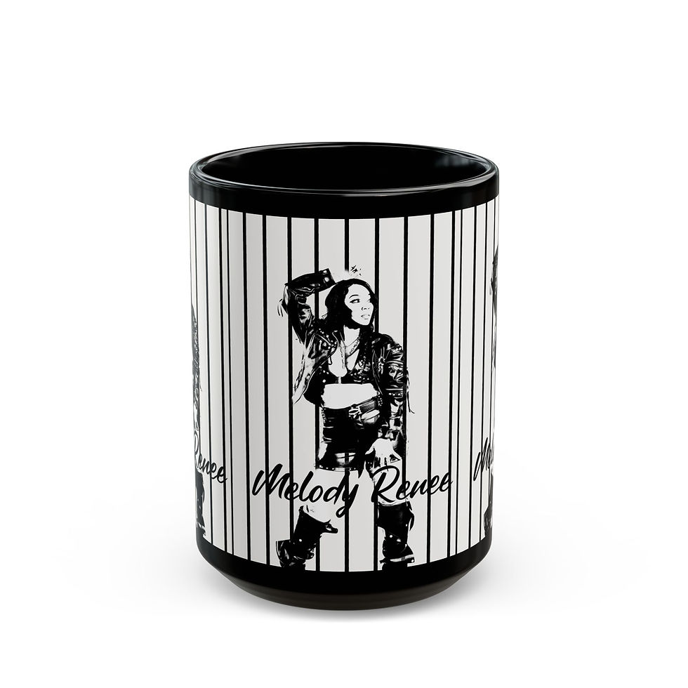 Thumbnail: Melody Renee(Coffee) Black Mug (11oz, 15oz)