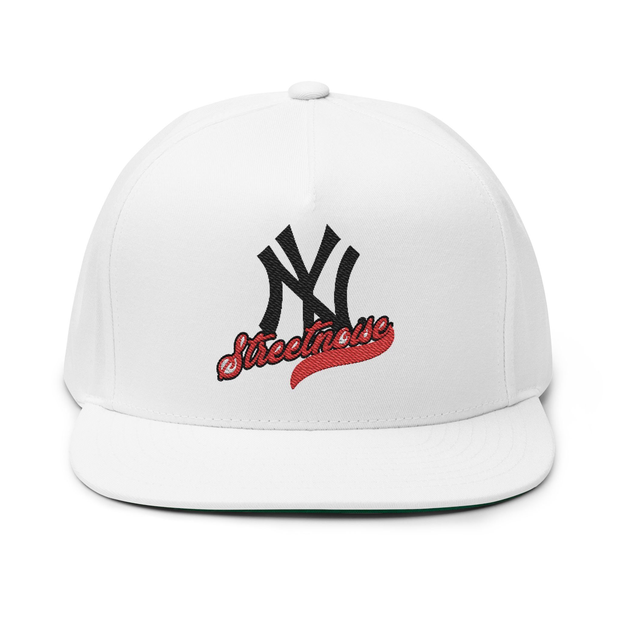 Streetnoise(NY) Flat Bill Cap - Street Style  Perfect Gift for Sports Fans, 
