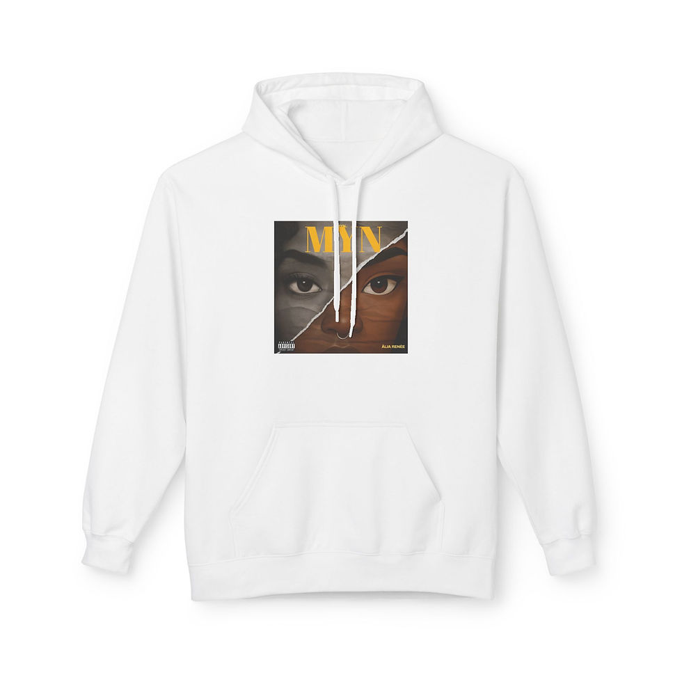 Thumbnail: Alia Renee Unisex Hoodie with Distinctive Art Design, Cozy Streetwear,