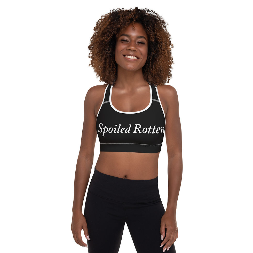 Thumbnail: TJC (Spoiled Rotten)Padded Sports Bra