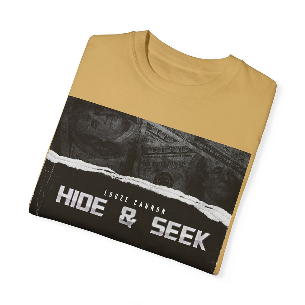 Thumbnail: Hide & Seek Unisex Garment-Dyed T-shirt