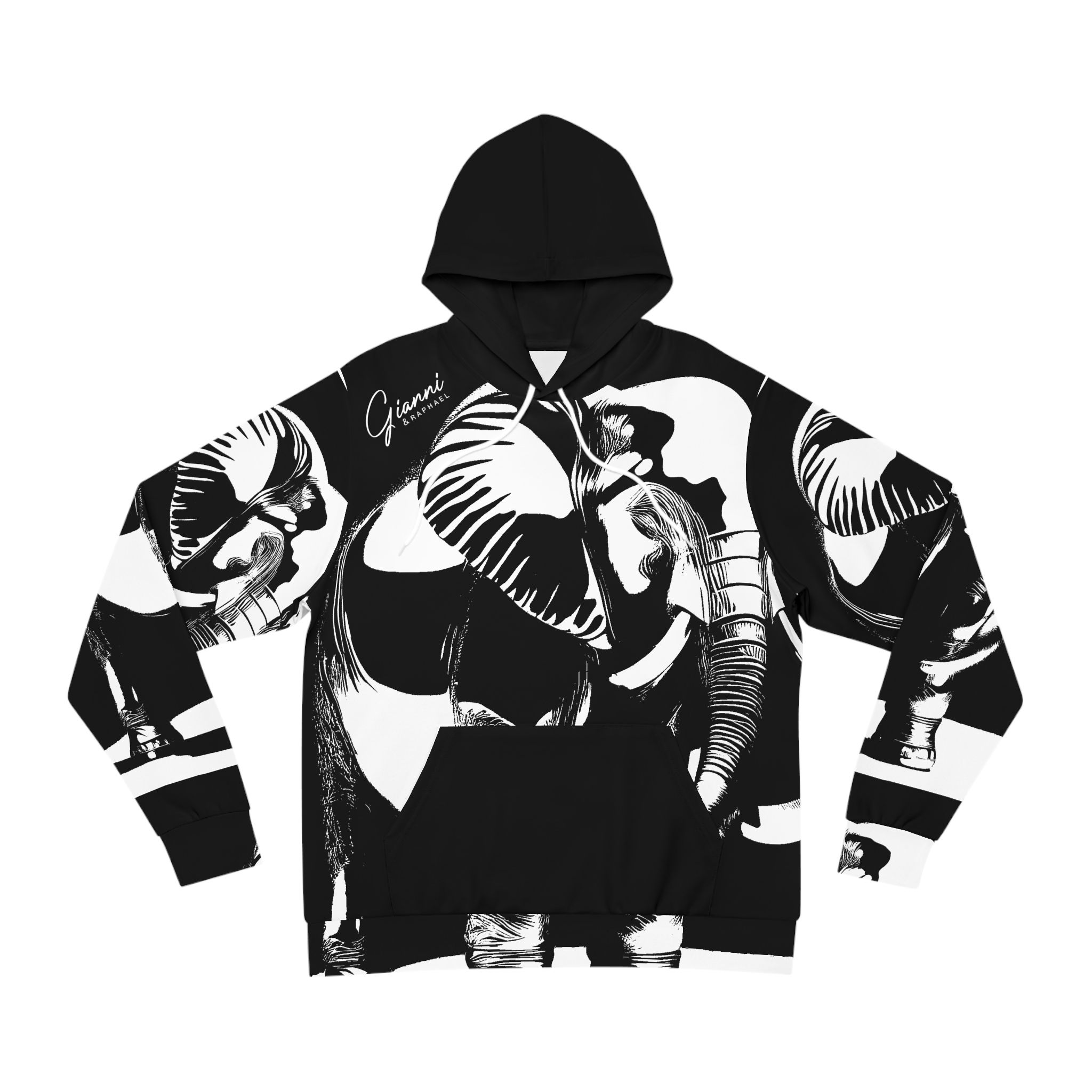 G&R(B/B Elephant-002)Fashion Hoodie (AOP)