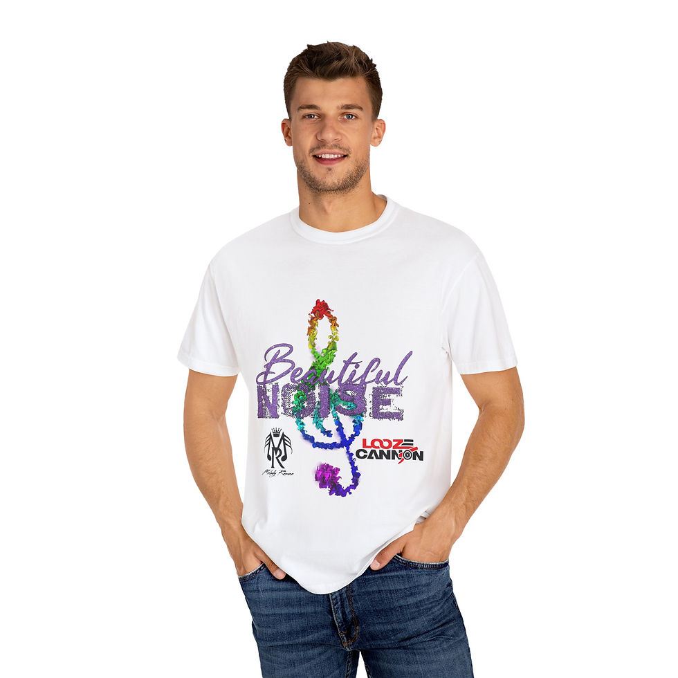 Thumbnail: Beautiful Noise 001 Unisex Garment-Dyed T-shirt