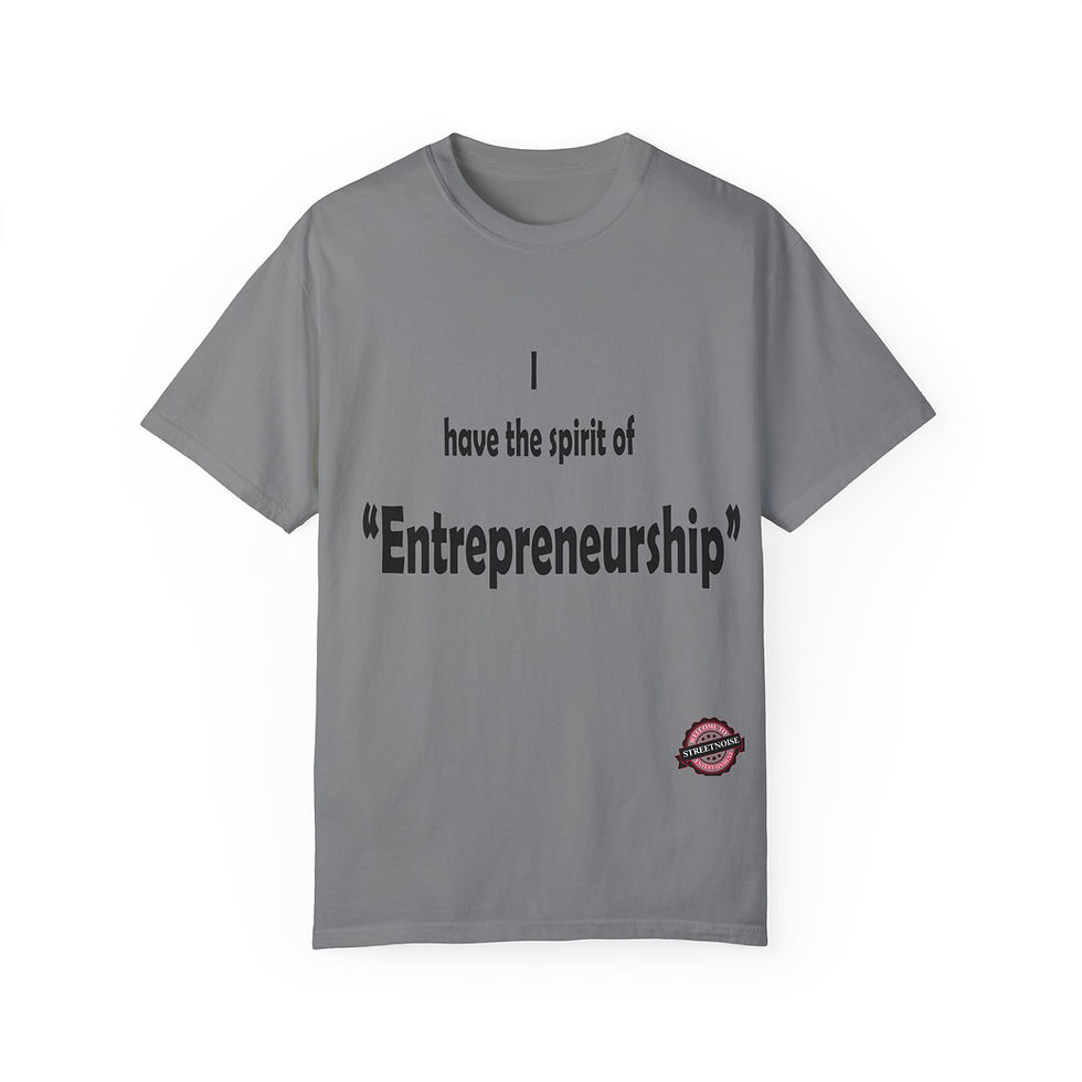 Thumbnail: Entrepreneurship Spirit T-Shirt - Unisex Garment-Dyed Tee for Innovators