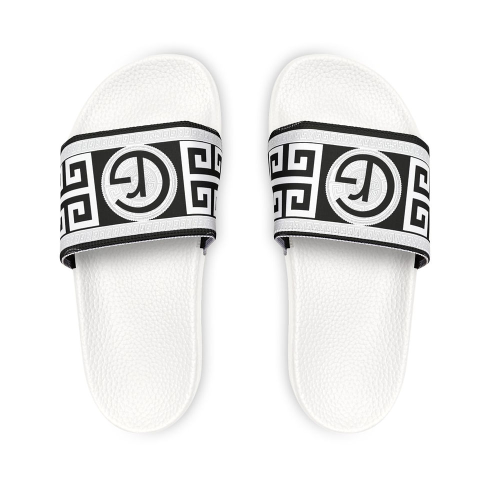 Thumbnail: G&R Men's-(002) PU Slide Sandals