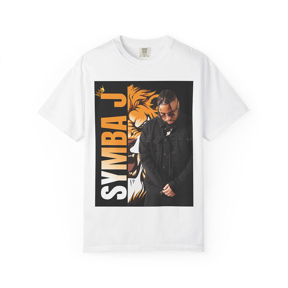 Thumbnail: Streetnoise (Symba J 25)l-Dyed T-Shirt, Casual Wear, Street Style, Music 
