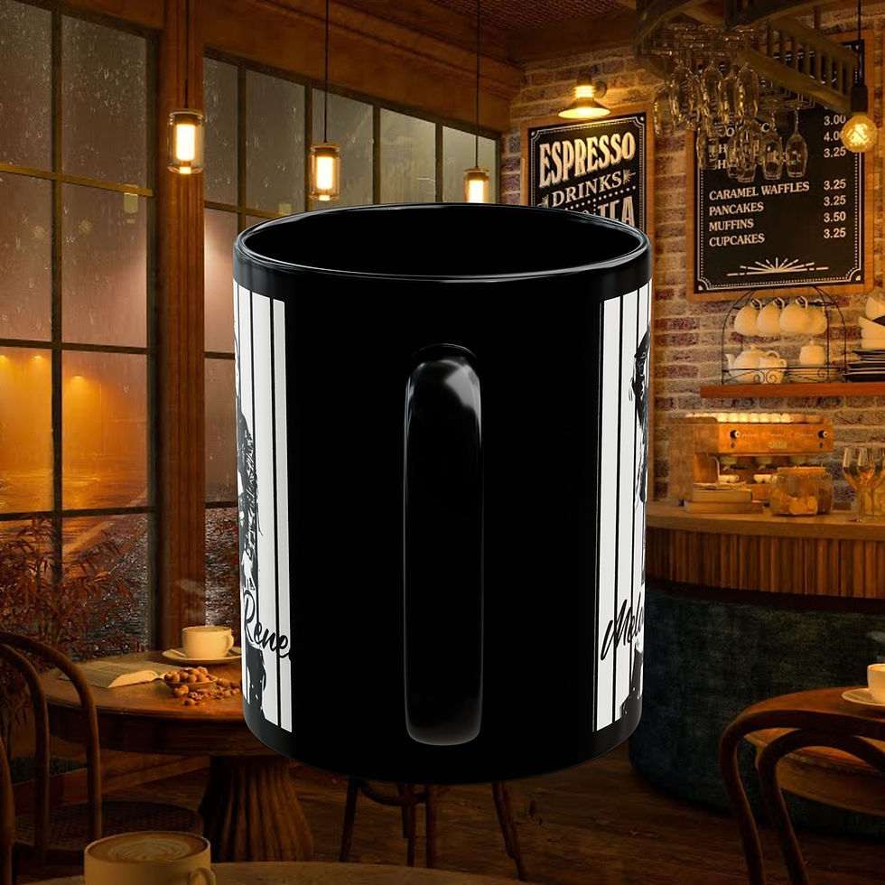 Thumbnail: Melody Renee(Coffee) Black Mug (11oz, 15oz)