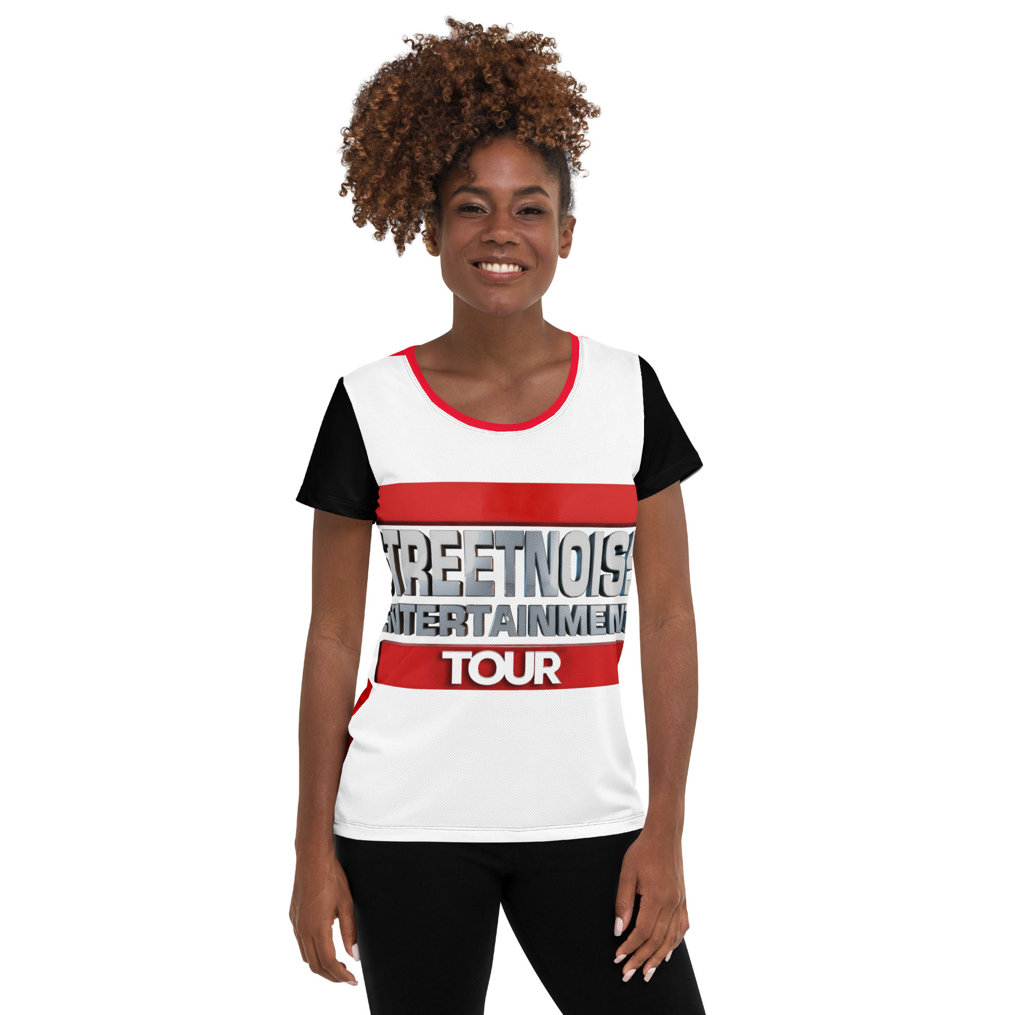 Streetnoise (Tour Looze Cannon) All-Over Print Women's Athletic T-shirt copy