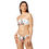 Thumbnail: TJC (Fire Set Wht) Recycled bandeau bikini 