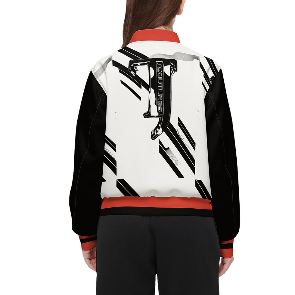 Thumbnail: TCJ Women's Double Layered Bomber Sports Jacket-Techno Scuba Knit
