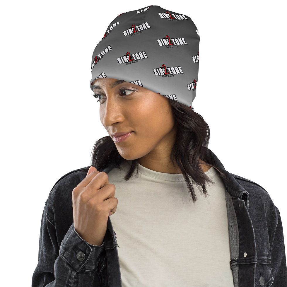 Thumbnail: Sir2tone All-Over Print Beanie 