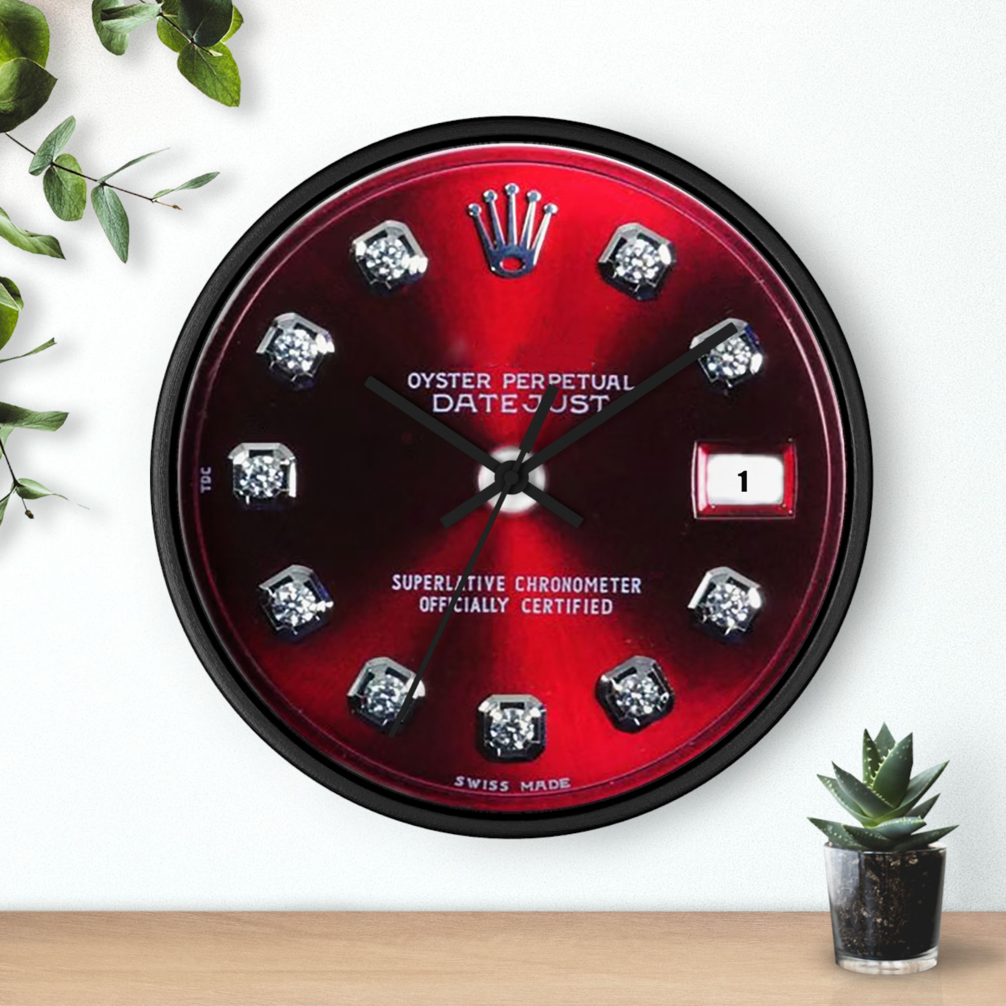 Rolly Portrait Wall Clock – Rap Artist Photo Clock