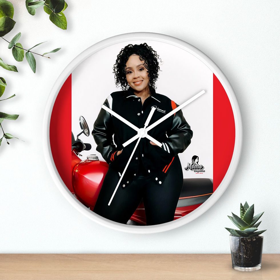 Thumbnail: Mem The Goddess Portrait Wall Clock – Rap Artist Photo Clock