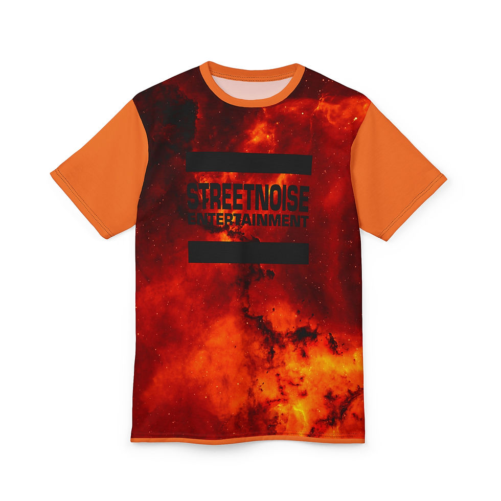 Thumbnail: Streetnoise(fire Back/Org) Inspired Unisex Cut & Sew Tee, 