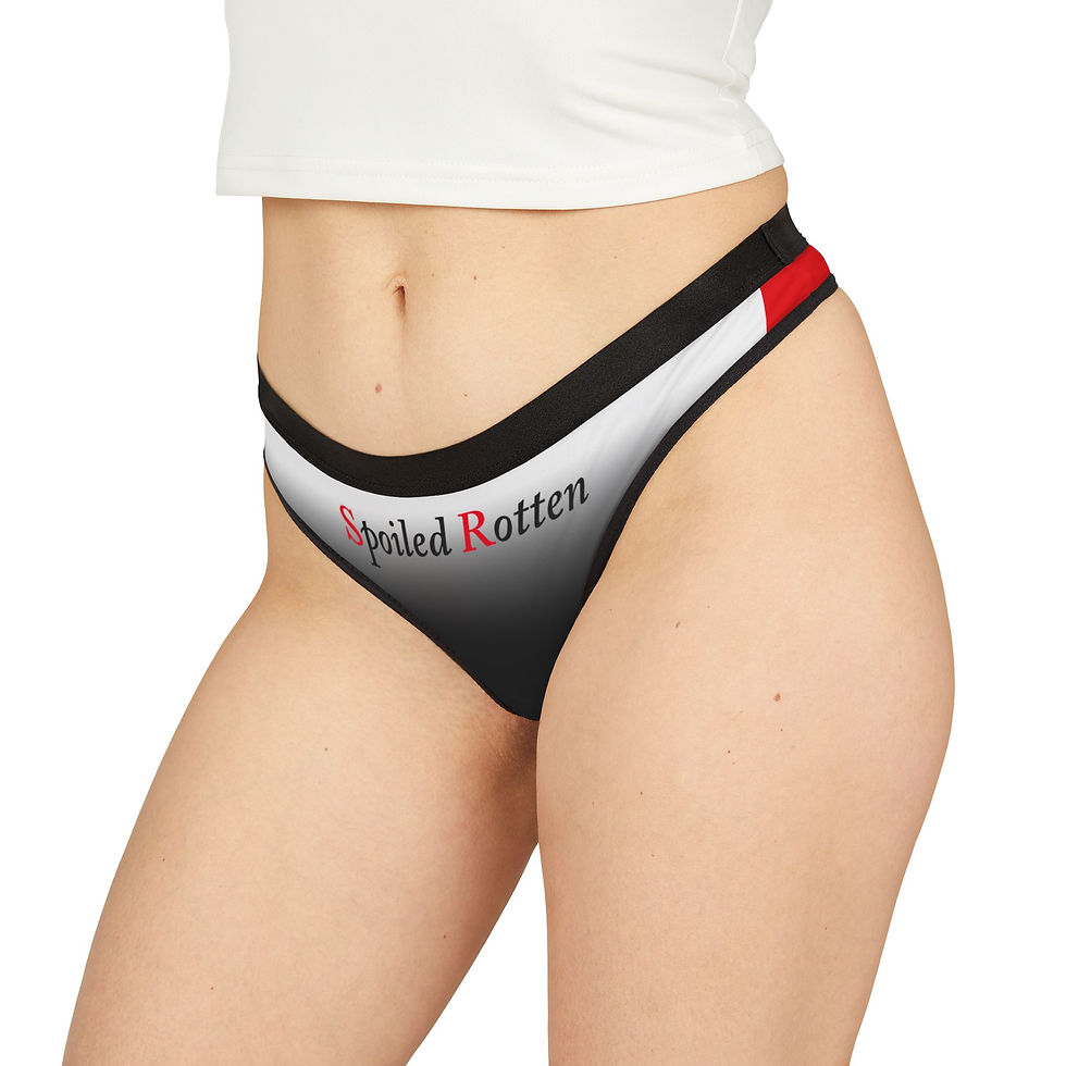 Thumbnail:  TJC (Spoiled Rotten#002)Women's Thongs (AOP)