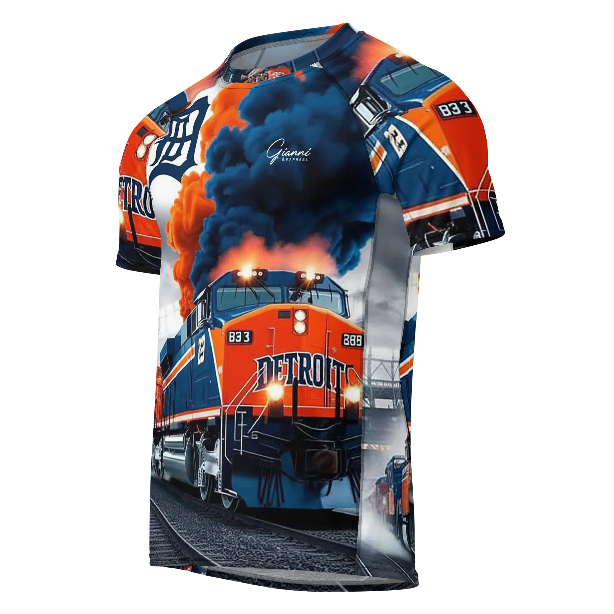 G&R (Detroit) All-over print men’s rash guard 