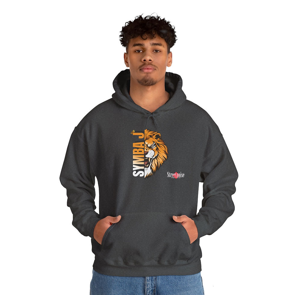 Thumbnail: Symba J (Lion Head)Unisex Heavy Blend™ Hooded Sweatshirt
