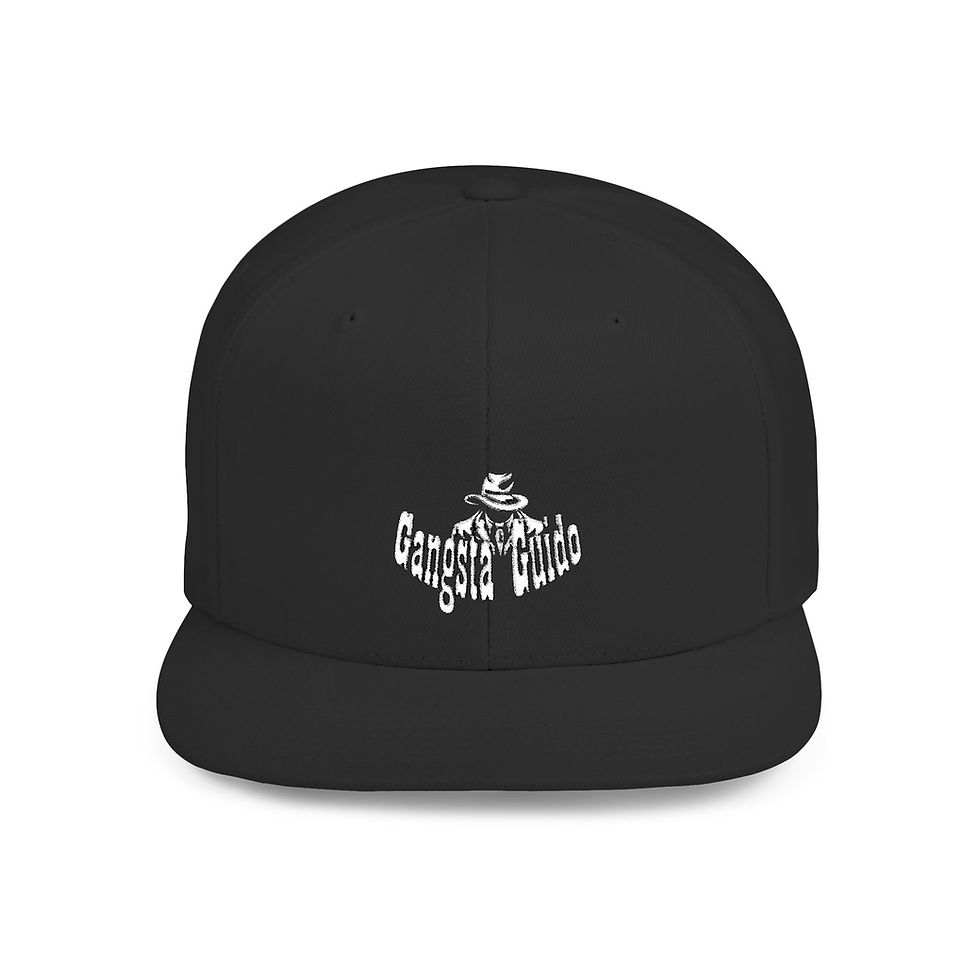 Gangsta Guido Stylish Flat Bill Snapback Hat |  Streetwear, Sports, Summer