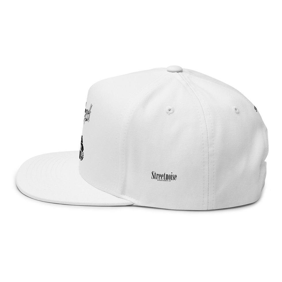Thumbnail: Sir2Tone Flat Bill Cap - Wear Your Words, Embroidered Hat 