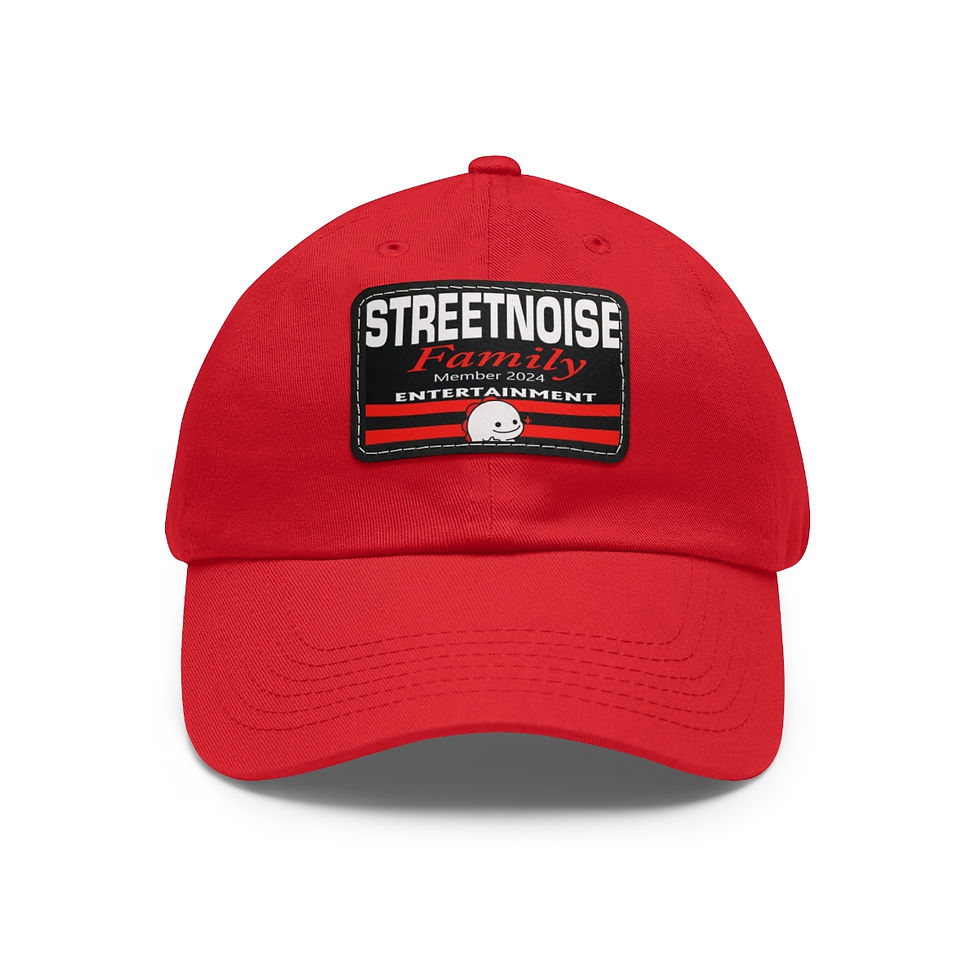 Thumbnail: Streetnoise (Family) Dad Hat with Leather Patch (Rectangle)