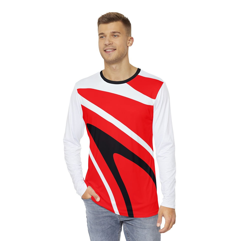 Thumbnail: Streetnoise (Symba J)Men's Long Sleeve Shirt (AOP)