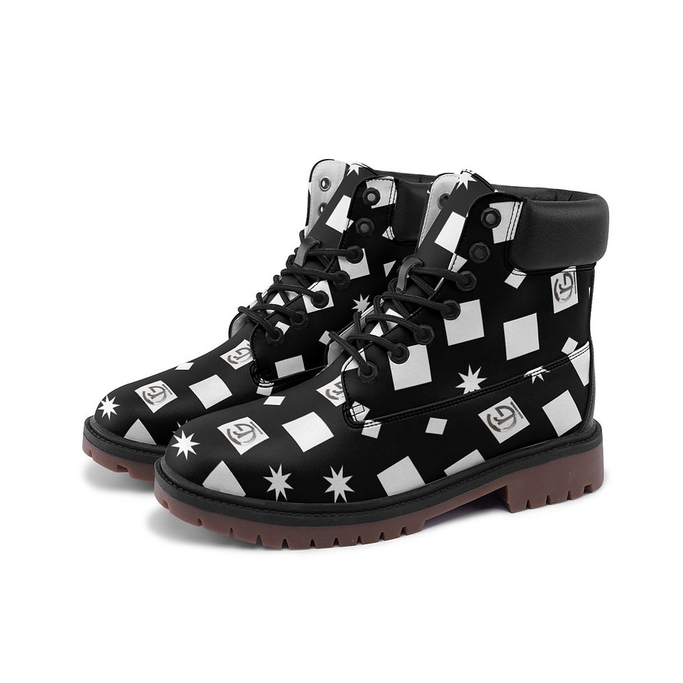 Thumbnail: Gianni & Raphael(Random Blk) Premium Lightweight Microfiber Leather Chukka Boots