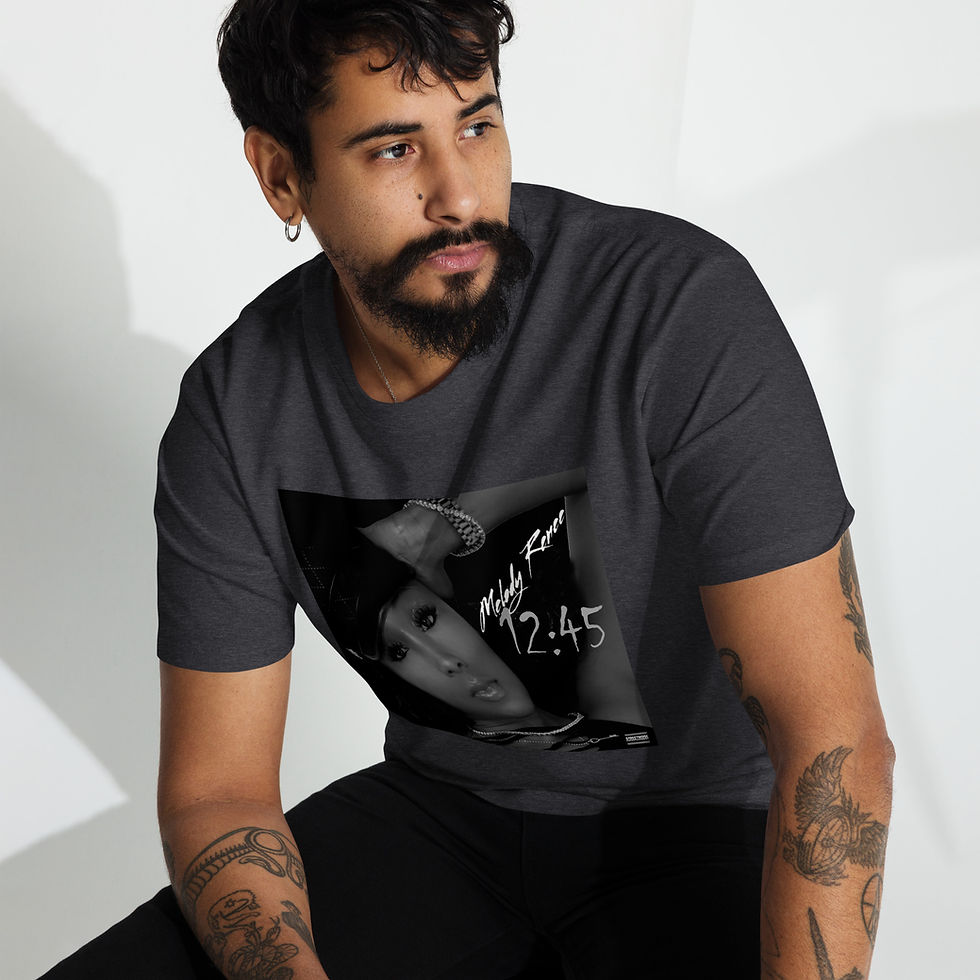 Thumbnail: Melody Renee'(12:45) Men’s premium heavyweight tee