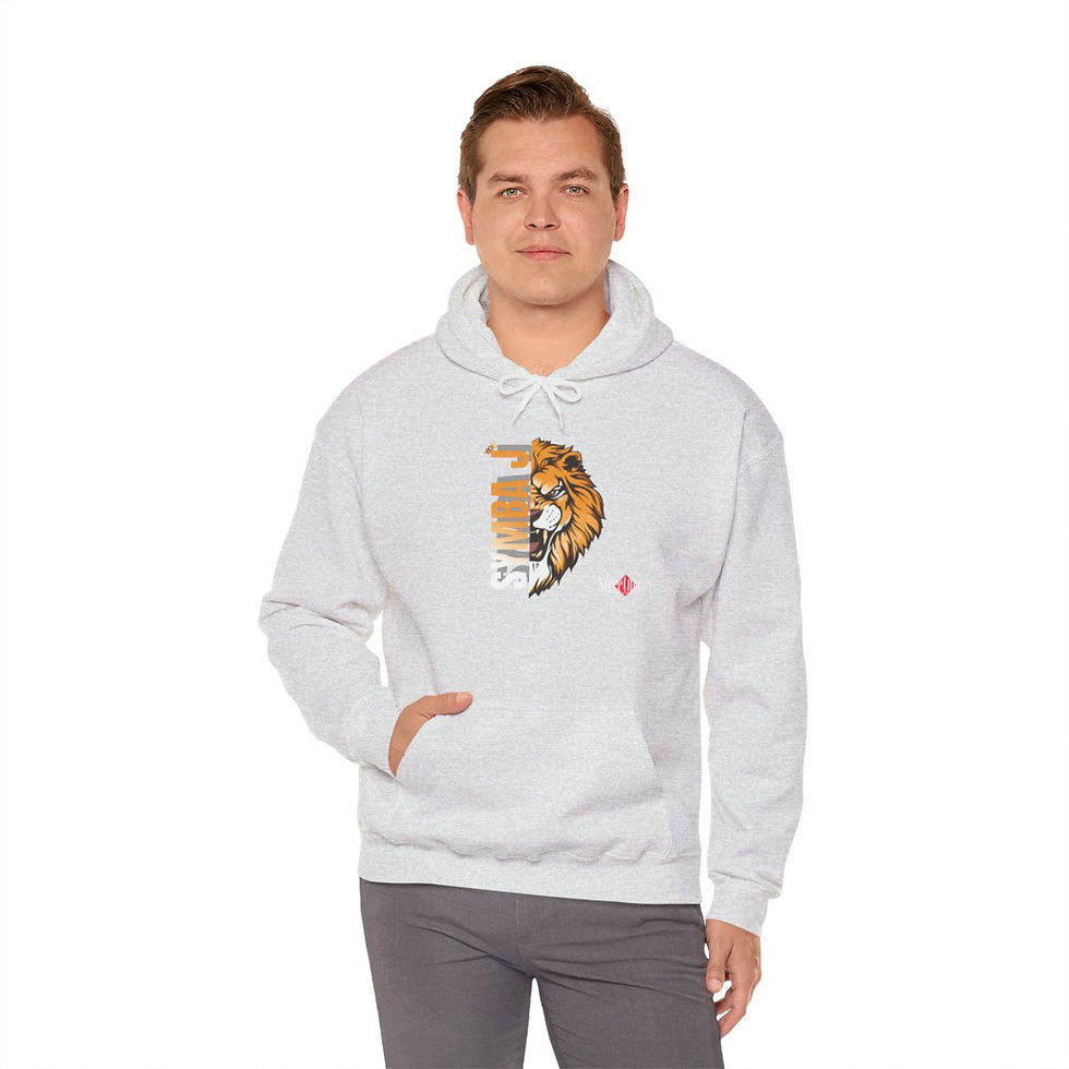 Thumbnail: Symba J (Lion Head)Unisex Heavy Blend™ Hooded Sweatshirt